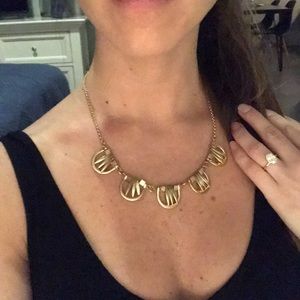 J. Crew Gold Statement Necklace